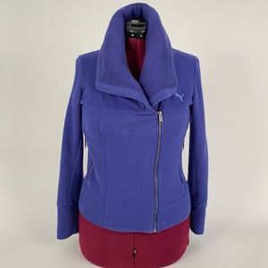 PUMA High Collared Asymmetrical Sweatshirt